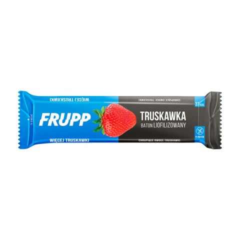 Baton Frupp liofilizowany truskawkowy bezglutenowy 10 g Celiko. Baton Frupp liofilizowany truskawkowy bezglutenowy 10 g Celiko.