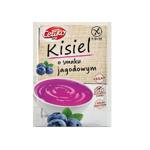 Kisiel o smaku jagodowym 40 g Celiko Kisiel o smaku jagodowym 40 g Celiko