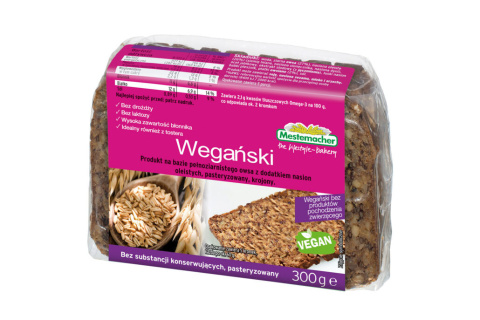 MESTEMACHER CHLEB WEGAŃSKI PEŁNOZIARNISTY 300G MESTEMACHER CHLEB WEGAŃSKI PEŁNOZIARNISTY 300G