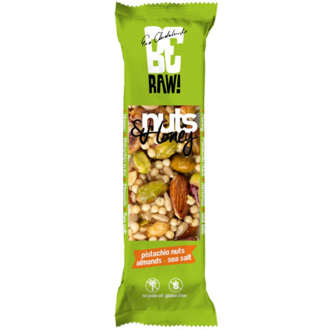 BERAW PURELLA NUTS&HONEY BAR PISTACHIO baton pistacjowy Batonik