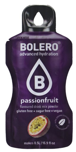 BOLERO DRINK STICKS 3g PASSIONFRUIT ze stewią BOLERO DRINK STICKS 3g PASSIONFRUIT ze stewią