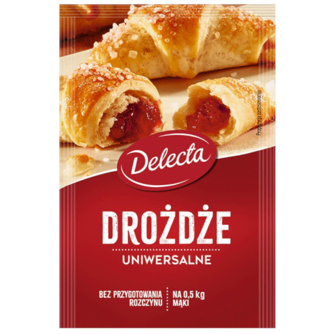 DELECTA Drożdże uniwersalen instant suszone 8g DELECTA Drożdże uniwersalen instant suszone 8g