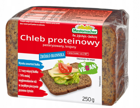BENUS CHLEB PROTEINOWY 250G BENUS CHLEB PROTEINOWY 250G