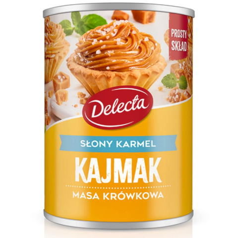 DELECTA MASA KRÓWKOWA KAJMAK SŁONY KARMEL- 400G DELECTA MASA KRÓWKOWA KAJMAK SŁONY KARMEL- 400G