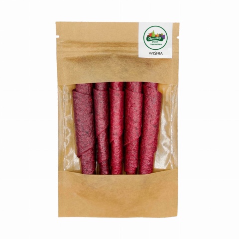 Owocowe przekąski rollsy WIŚNIA 50g Owocowe przekąski rollsy WIŚNIA 50g