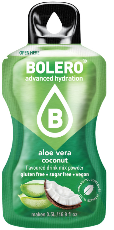 BOLERO DRINK Napój w proszku Aloe vera coconut 3g BOLERO DRINK Napój w proszku Aloe vera coconut 3g