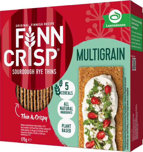 FINN CRISP CHLEB CHRUPKI ŻYTNI WIELOZIARNISTY 175G FINN CRISP CHLEB CHRUPKI ŻYTNI WIELOZIARNISTY 175G