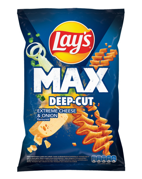 LAY'S MAX chipsy ser cebula 120g LAY'S MAX chipsy ser cebula 120g