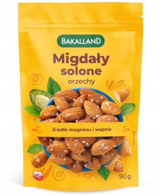 BAKALLAND MIGDAŁY LEKKO SOLONE - 90G