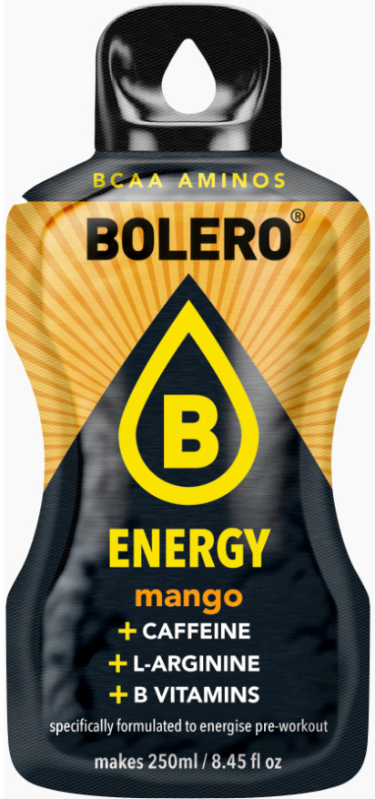 Bolero Drink Energy Mango 7g na 250ml Bolero Drink Energy Mango 7g na 250ml