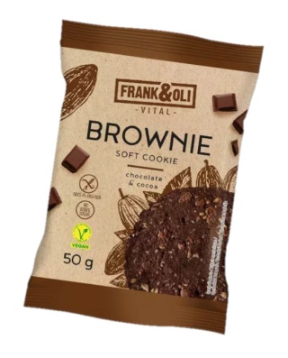 Ciasteczko Brownie Czekolada i kakao 50 g FRANK&OLI