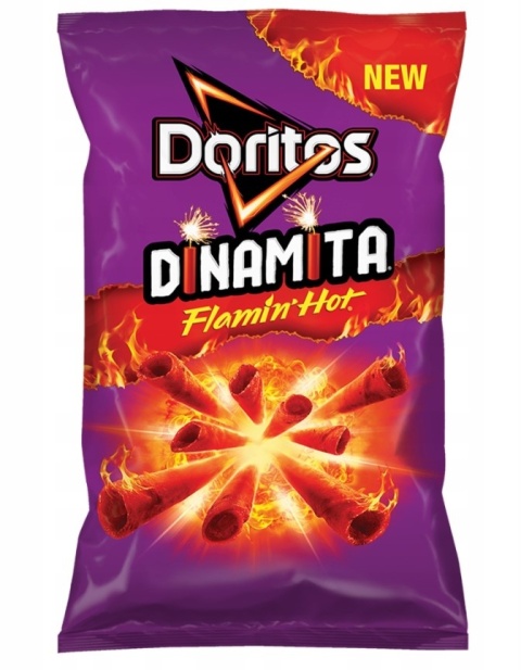 DORITOS Flamin' Hot DINAMITA Chipsy kukurydziane pikantne 70g