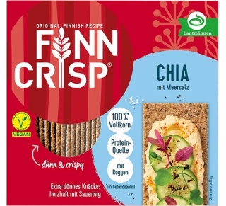 FINN CRISP CHLEB CHRUPKI ŻYTNI Z CHIĄ I SOLĄ MORSKĄ 195G
