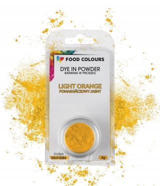FOOD COLOURS Barwnik w proszku WS-P-008 Pomarańczowy 4g