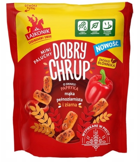 LAJKONIK Dobry Chrup Mini Paluchy Papryka 100g