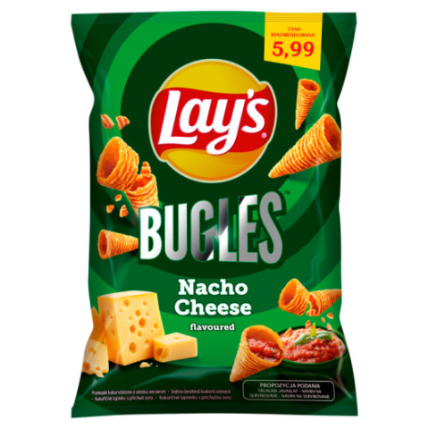 LAY'S Chrupki BUGLES Nacho Cheese 75g LAY'S Chrupki BUGLES Nacho Cheese 75g