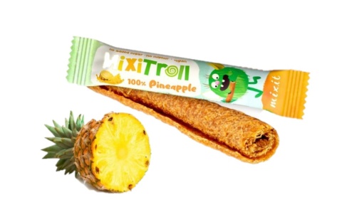 MIXIT Owocowa rolka MixiTroll - 100% Ananas 20g