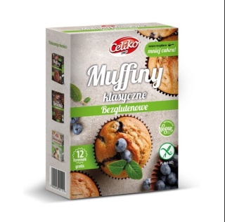 CELIKO Muffiny klasyczne bezglutenowe 280g