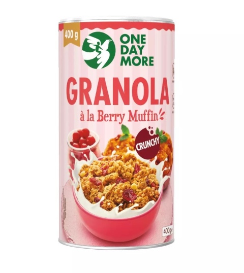 OneDayMore Granola à la Berry Muffin 400g