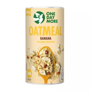 OneDayMore Owsianka Bananowa bez dodatku cukru 450g