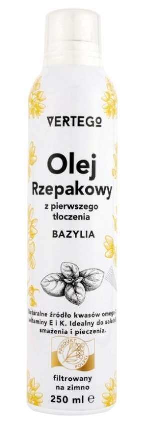 VERTEGO OLEJ RZEPAKOWY BAZYLIA SPRAY 250ml