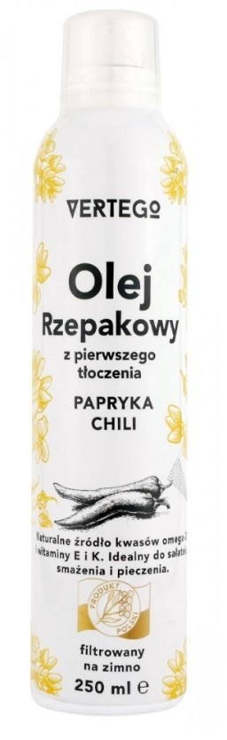 VERTEGO OLEJ RZEPAKOWY CHILLI SPRAY 250ml