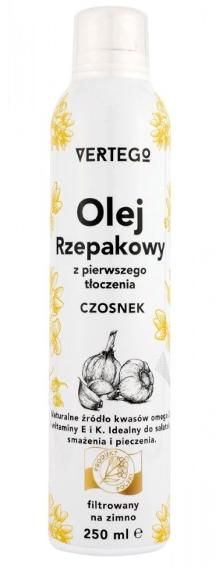 VERTEGO OLEJ RZEPAKOWY CZOSNEK SPRAY 250ml
