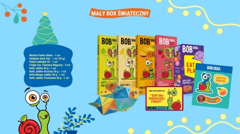 BOB SNAIL Mały box świąteczny 140g