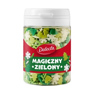 DELECTA posypka MAGICZNY ZIELONY mix dekoracji 48g