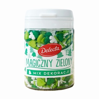 DELECTA posypka MAGICZNY ZIELONY mix dekoracji 55g