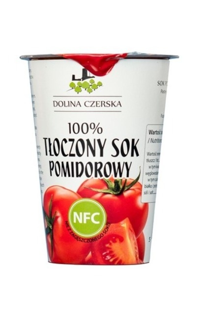 DOLINA CZERSKA NFC Sok tłoczony POMIDOR 195ml 20x kubek