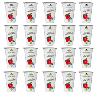 DOLINA CZERSKA NFC Sok tłoczony JABŁKO-JAGODA 195ml 20x kubek