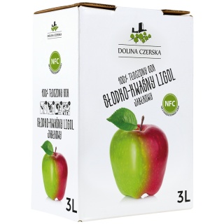 DOLINA CZERSKA NFC Sok tłoczony JABŁKO LIGOL SŁODKO-KWAŚNY 3l karton