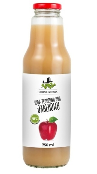 DOLINA CZERSKA NFC Sok tłoczony JABŁKO 750ml szkło
