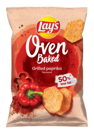 LAY'S OVEN BAKED Chipsy o smaku Grillowanej Papryki 180g