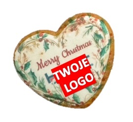 Pierniki z Twoim logo duże 10szt. Dowolny nadruk. Ciastko korzenne