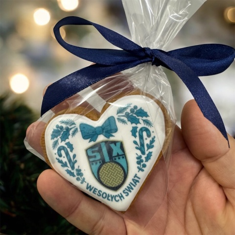 Pierniki z Twoim logo duże 10szt. Dowolny nadruk. Ciastko korzenne